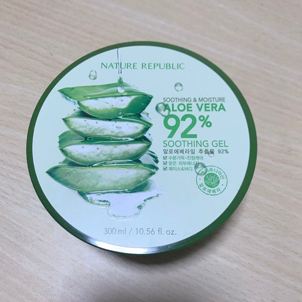 マイルド&モイスチャーアロエジェル/ネイチャーリパブリック/ボディローションを使ったクチコミ(1枚目)