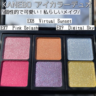 カネボウ アイカラーデュオ EX8 Virtual Sunset/KANEBO/アイシャドウパレットを使ったクチコミ（1枚目）