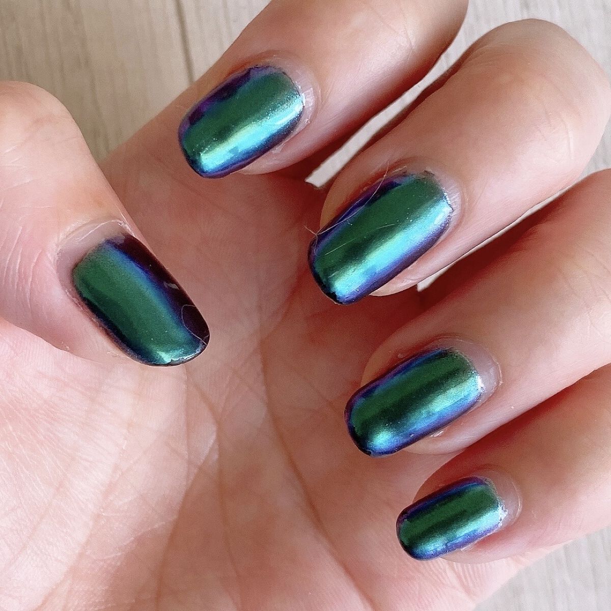 ミラーネイルパウダー/DAISO/ネイル用品を使ったクチコミ（3枚目）