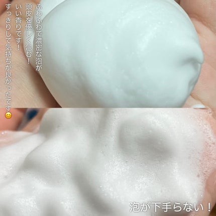 ELUXE  スパークリング オーガニック スパ シャンプーのクチコミ「ふわふわ炭酸泡で髪と頭皮をスペシャルケア✨
✼••┈┈••✼••┈┈••✼••.....」(3枚目)