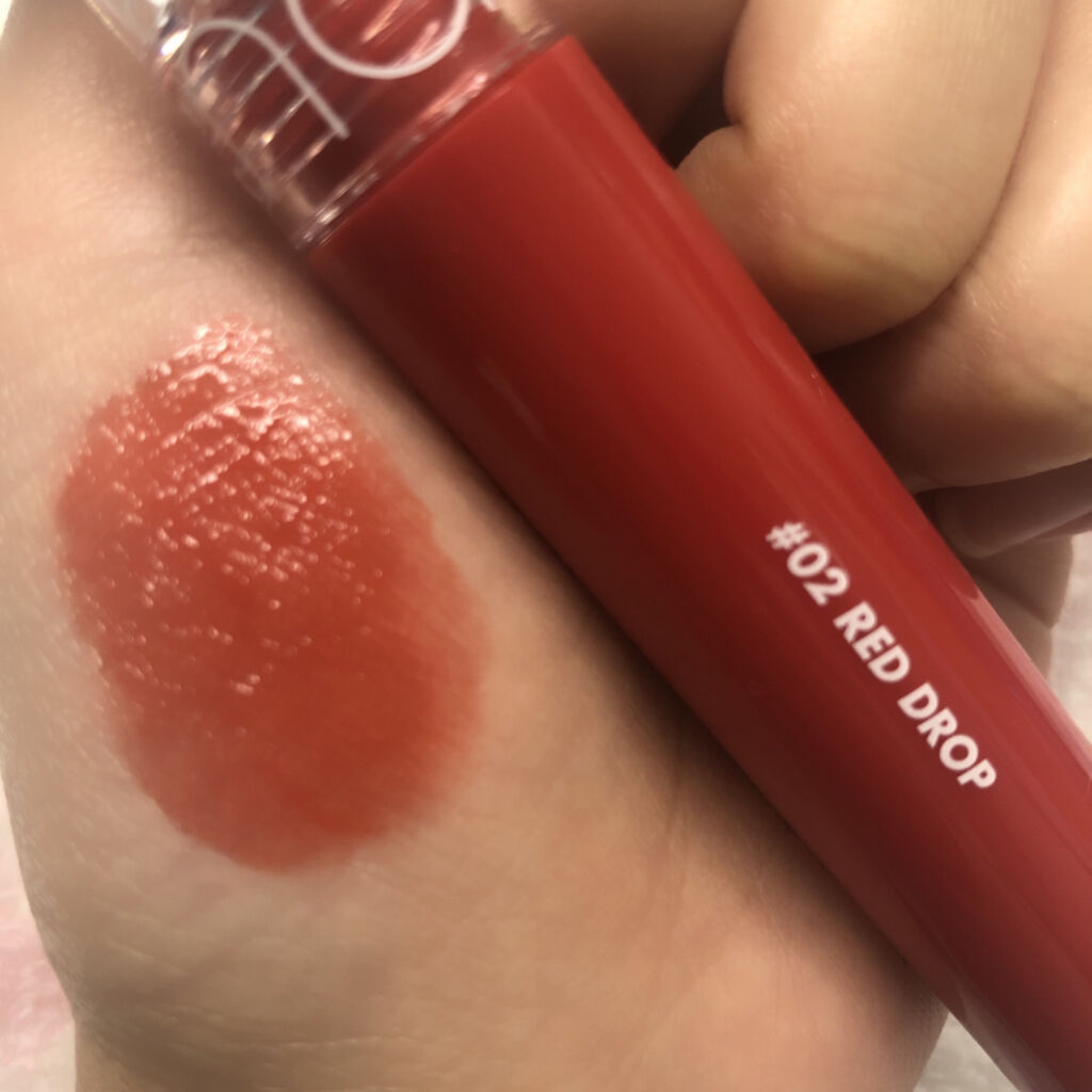 グラスティングウォーターティント/rom&nd/リップティントを使ったクチコミ（3枚目）