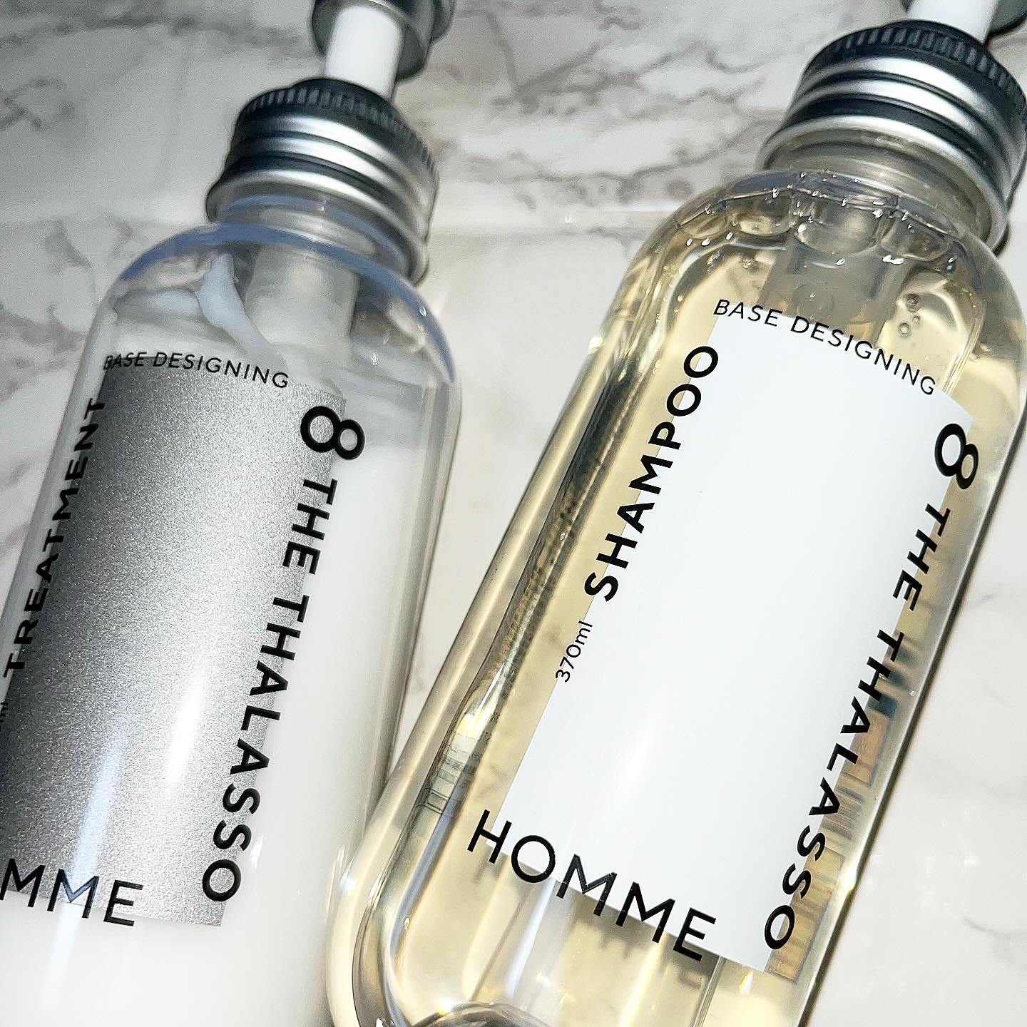 エイトザタラソ オム ベースデザイニング シャンプー／ヘアトリートメント ヘアトリートメント本体（370mL）/エイトザタラソ/市販シャンプーを使ったクチコミ（1枚目）