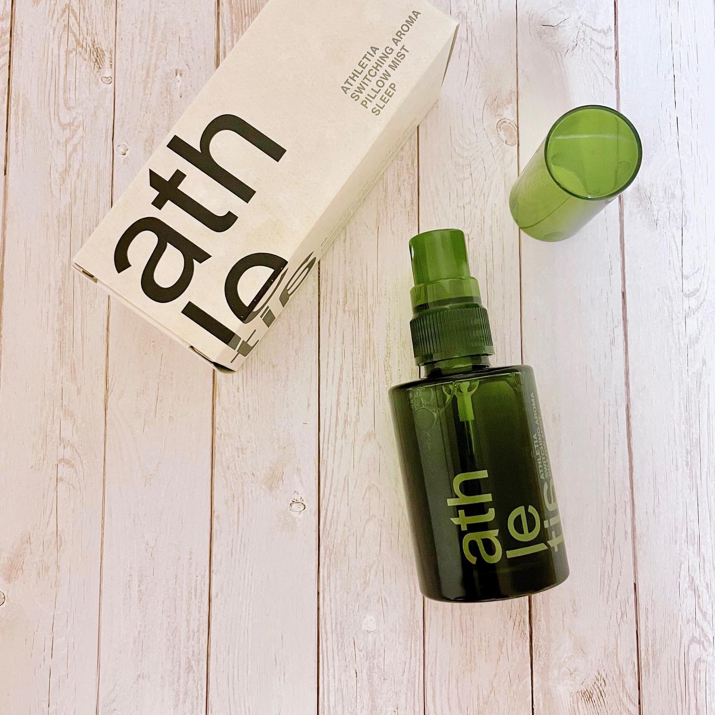 スイッチング アロマピローミスト SLEEP/athletia/ファブリックミストを使ったクチコミ（1枚目）