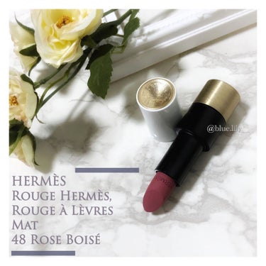 エルメス 〈ルージュ・エルメス〉 ルージュ ア レーヴル マットのクチコミ「HERMÈS / ルージュアレーヴルマット

スモーキーな薔薇色が唇を染める上品リップスティッ.....」（1枚目）