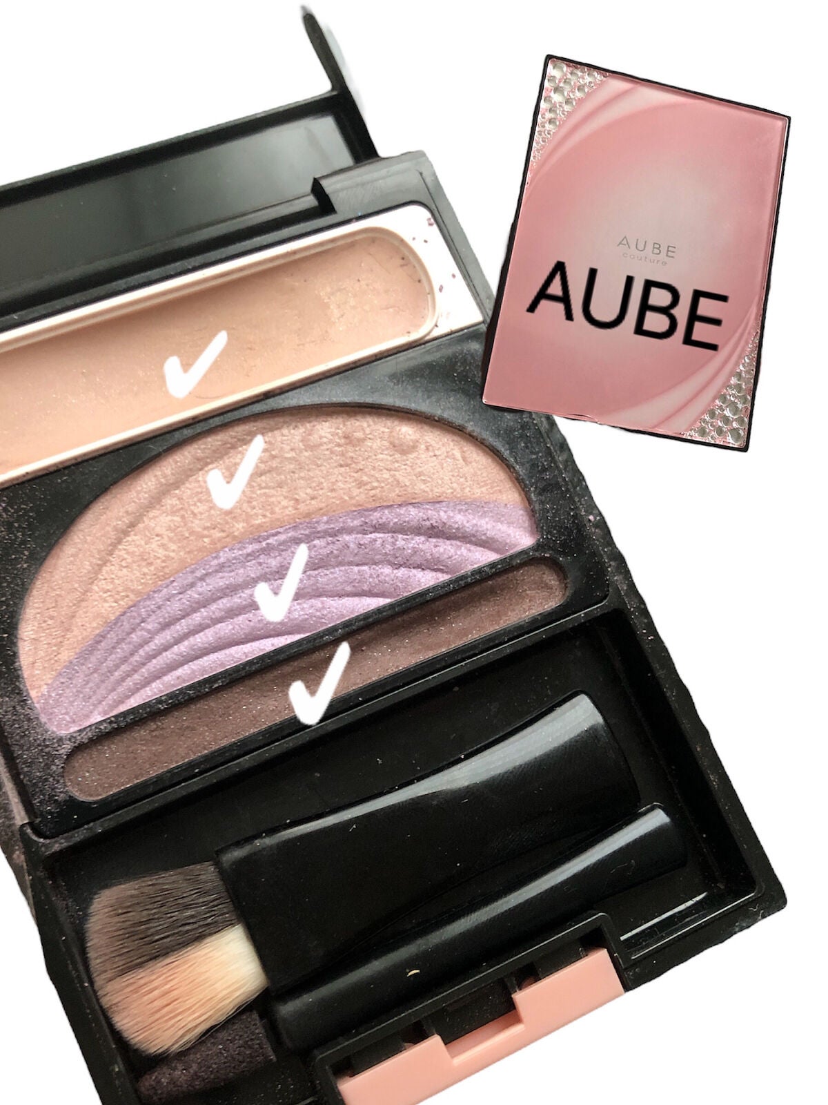 ブライトアップアイズ/AUBE/アイシャドウパレットを使ったクチコミ(1枚目)