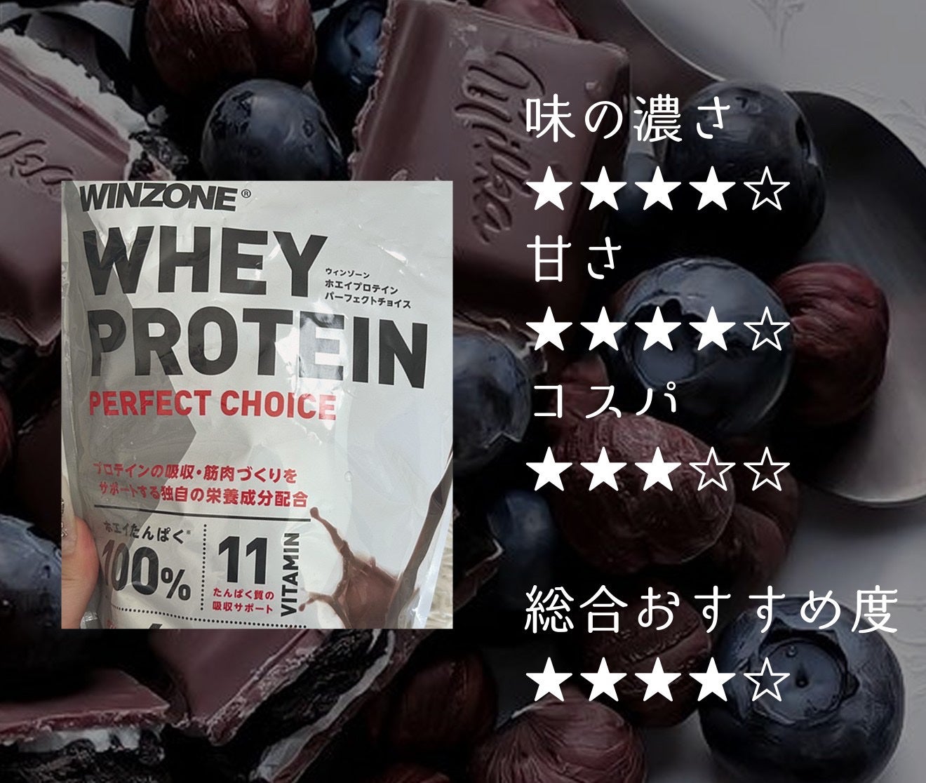 WINZONE ホエイプロテインパーフェクトチョイス/WINZONE/ホエイプロテインを使ったクチコミ(5枚目)