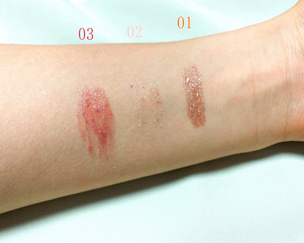 グリッターライナー/b idol/グリッターを使ったクチコミ（2枚目）