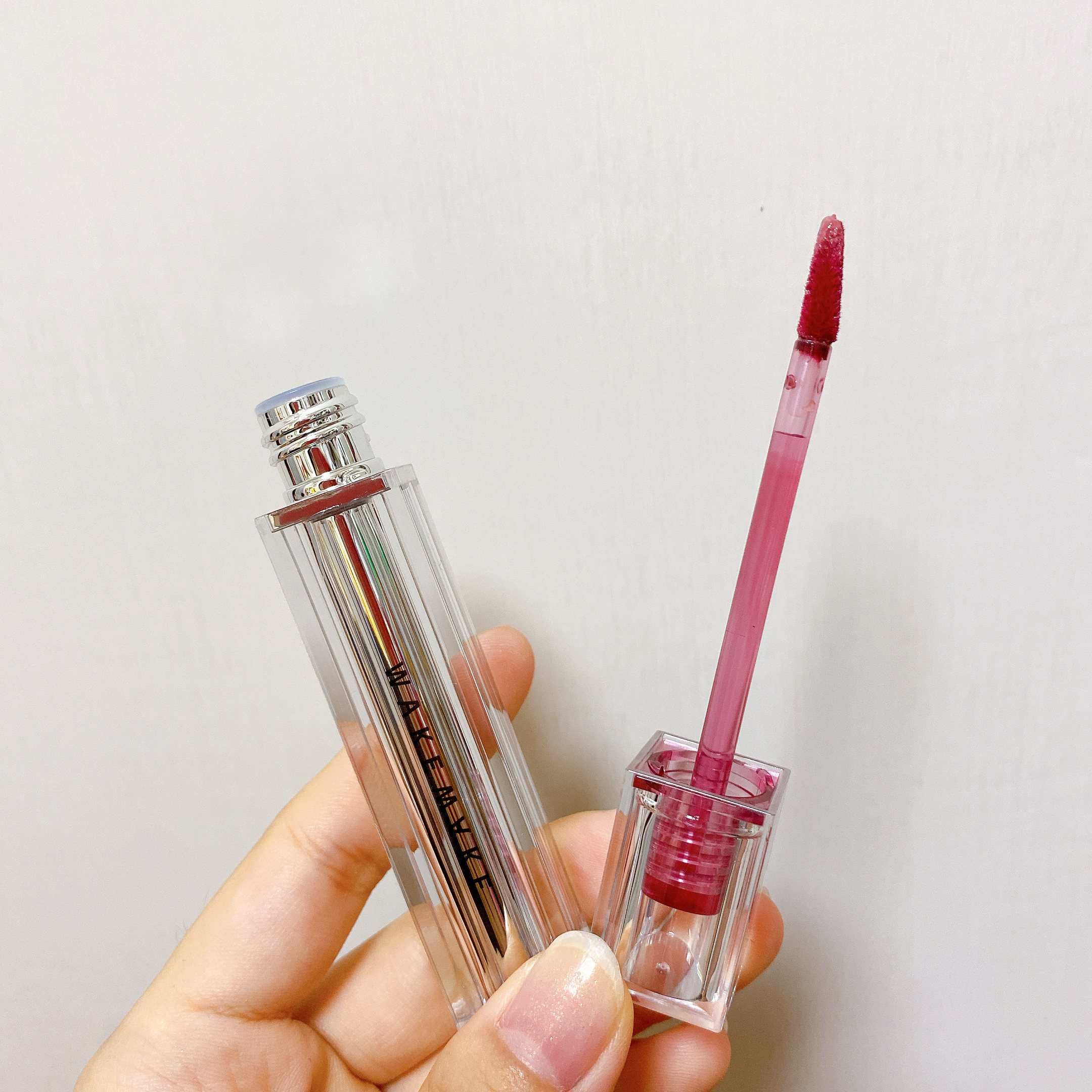 デュイジェルグロウティント 03 チルアップコーラル/wakemake/リップティントを使ったクチコミ（1枚目）