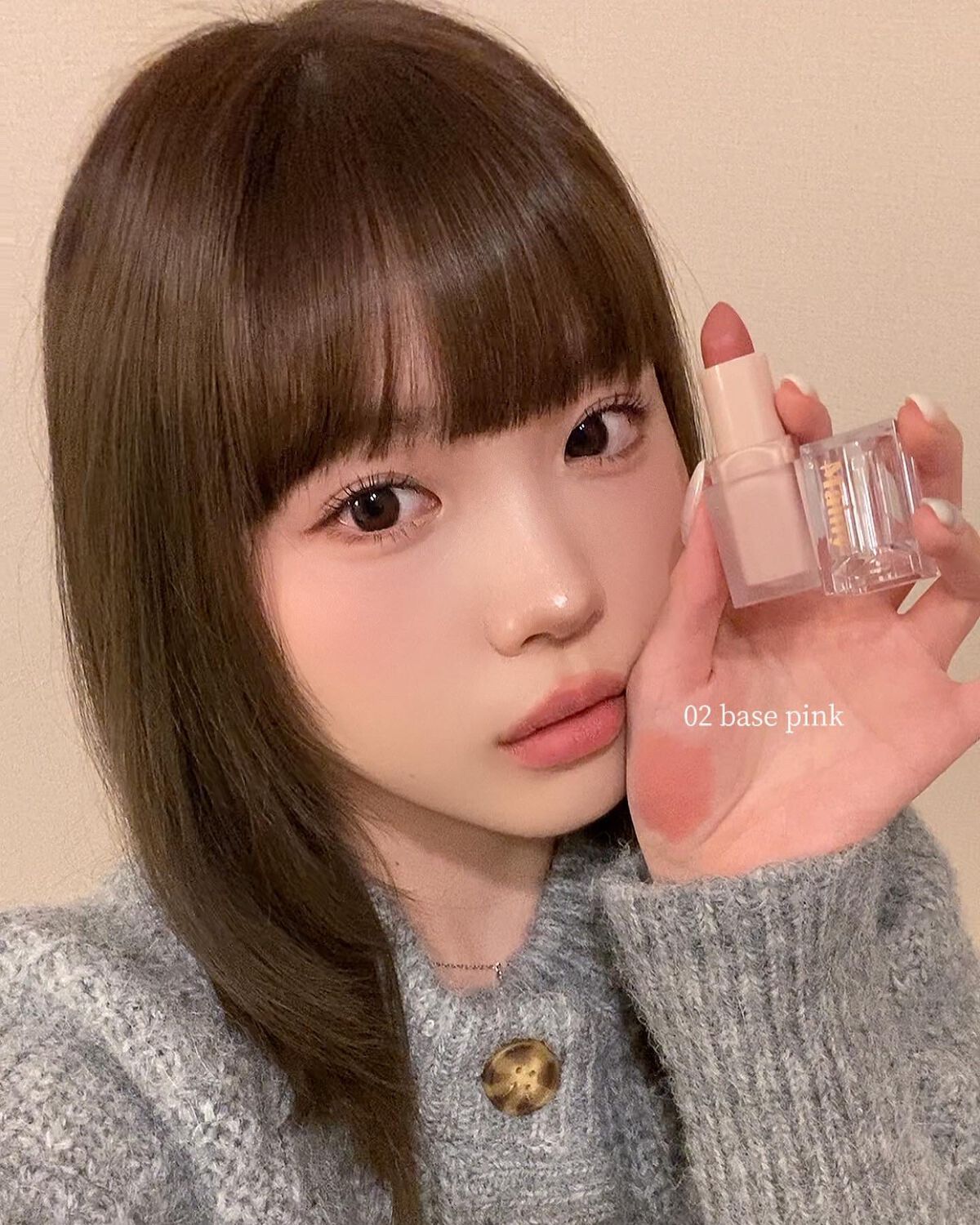 パーフェクト マット プランピング ベース リップスティック/Mainy/口紅を使ったクチコミ(1枚目)