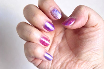 ネイルホリック Aurora Glitter/ネイルホリック/マニキュアを使ったクチコミ(3枚目)