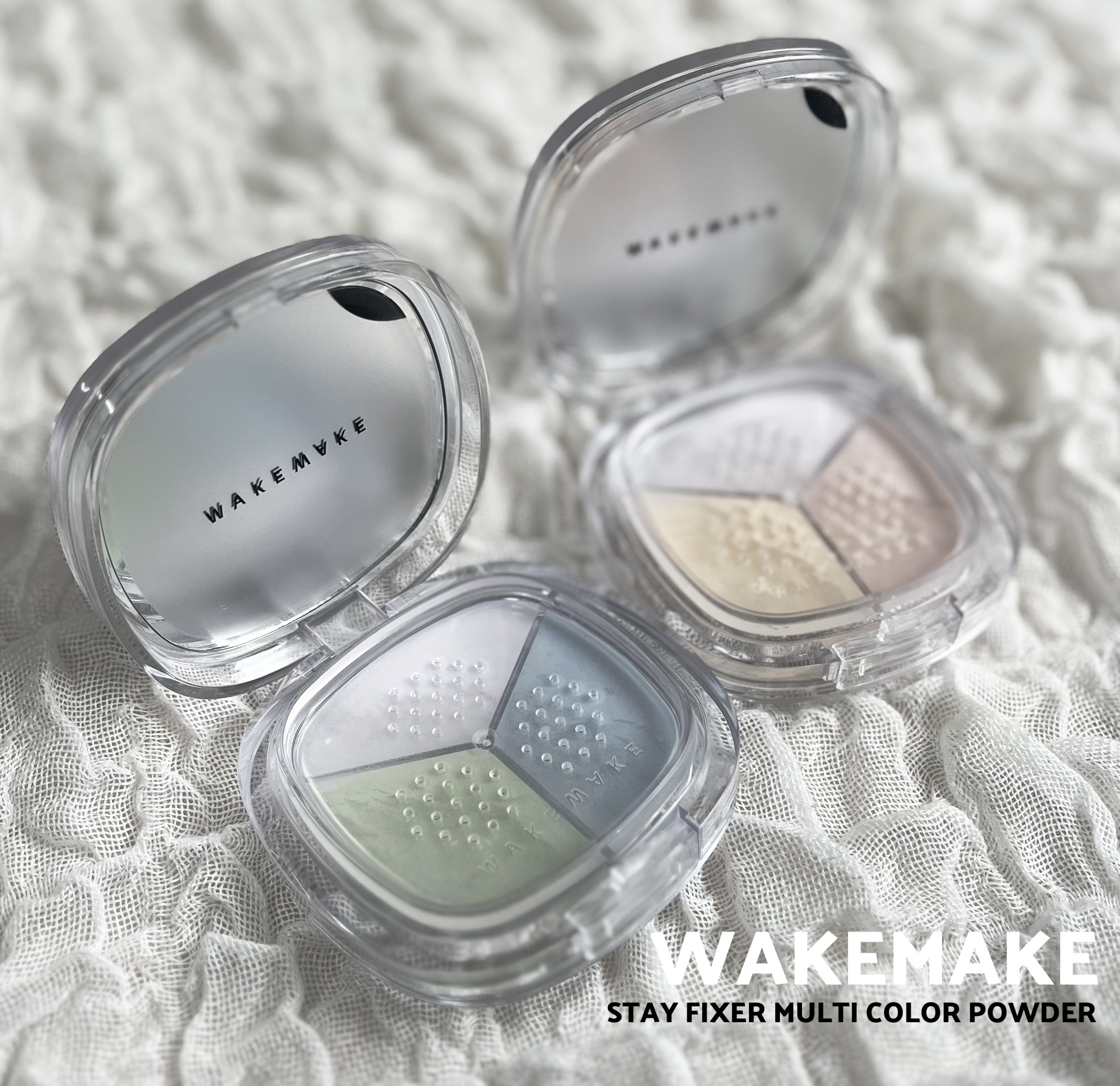 ステイフィクサーマルチカラーパウダー/wakemake/ルースパウダーを使ったクチコミ（1枚目）