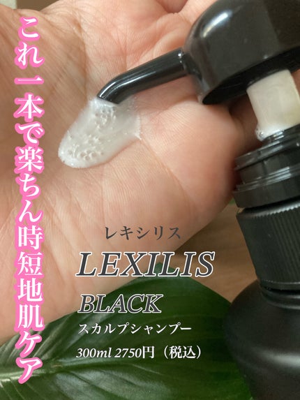 ブラック フレグランス スタイリング ヘアエッセンス/LEXILIS/アウトバストリートメントを使ったクチコミ(2枚目)