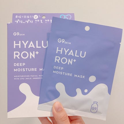 ヒアルロンプラス ディープモイスチャーマスク/G9SKIN/シートマスク・パックを使ったクチコミ(1枚目)