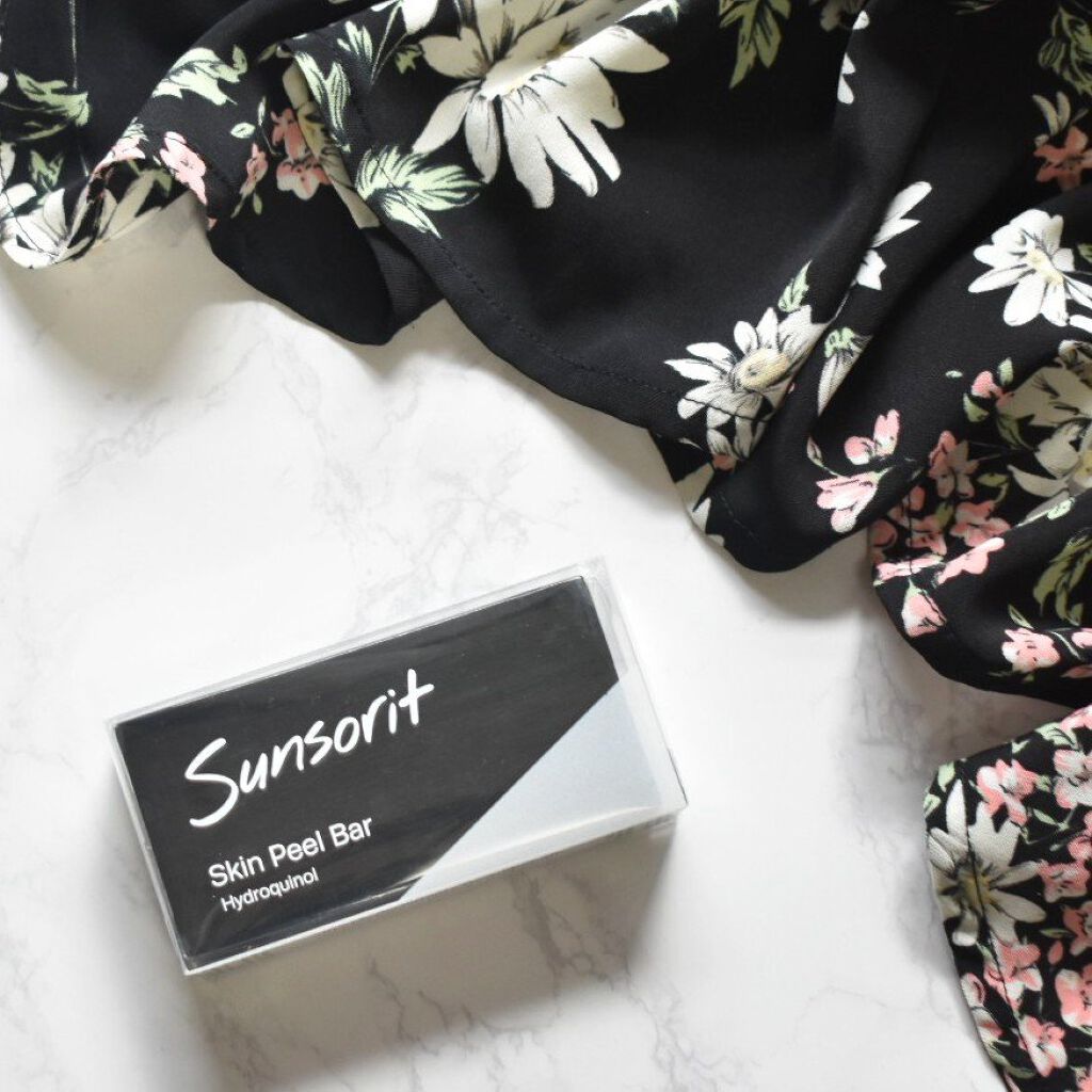 スキンピールバー ハイドロキノール/サンソリット/洗顔石鹸を使ったクチコミ（1枚目）