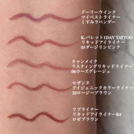 ラスティングリキッドライナー/キャンメイク/リキッドアイライナーを使ったクチコミ(3枚目)