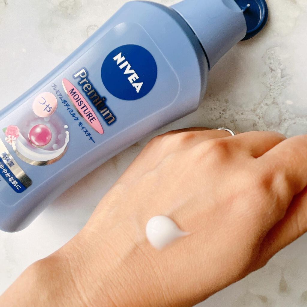 ニベア プレミアムボディミルク モイスチャー/ニベア/ボディミルクを使ったクチコミ（2枚目）