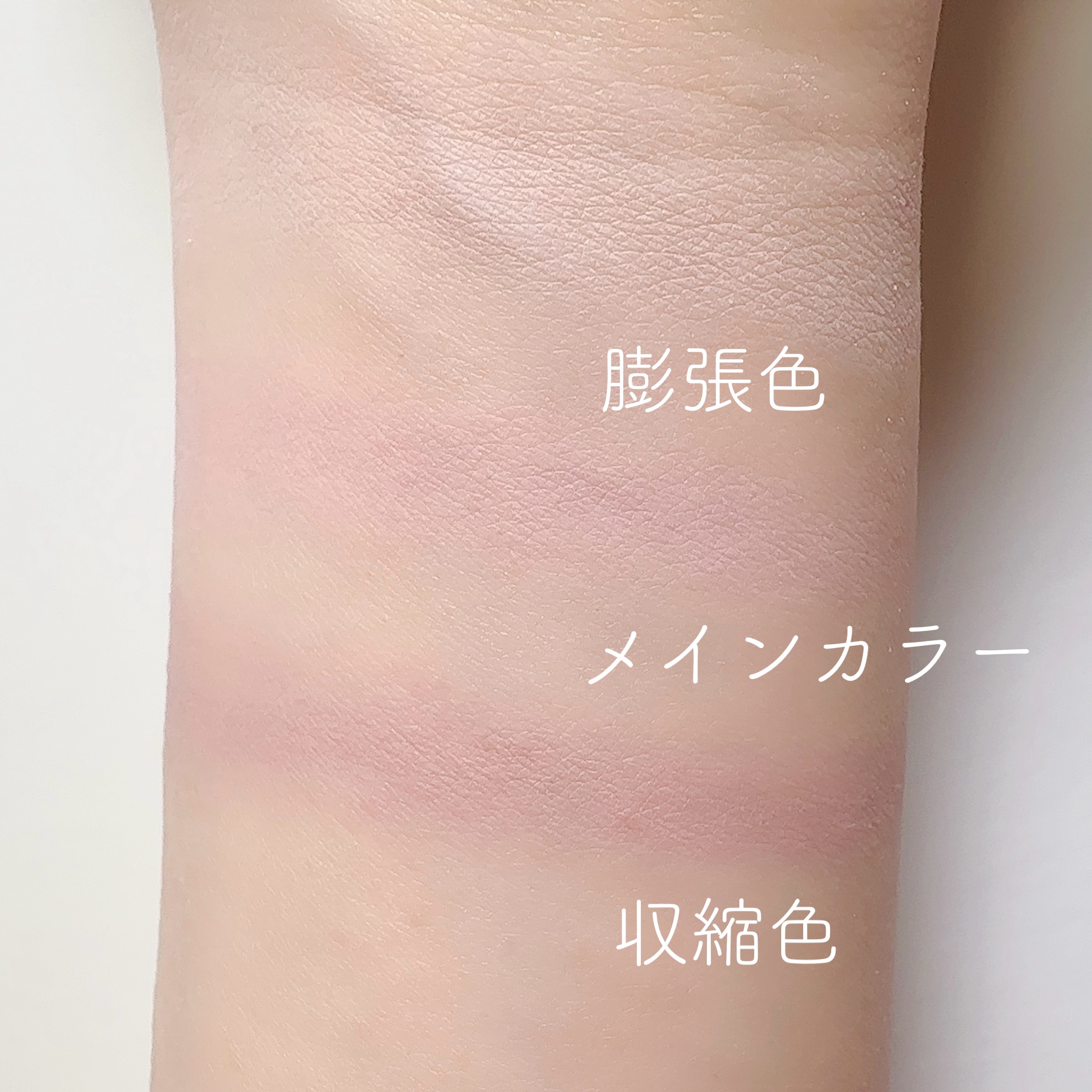 TIMAGE  3色チークパレット/TIMAGE/パウダーチークを使ったクチコミ（3枚目）