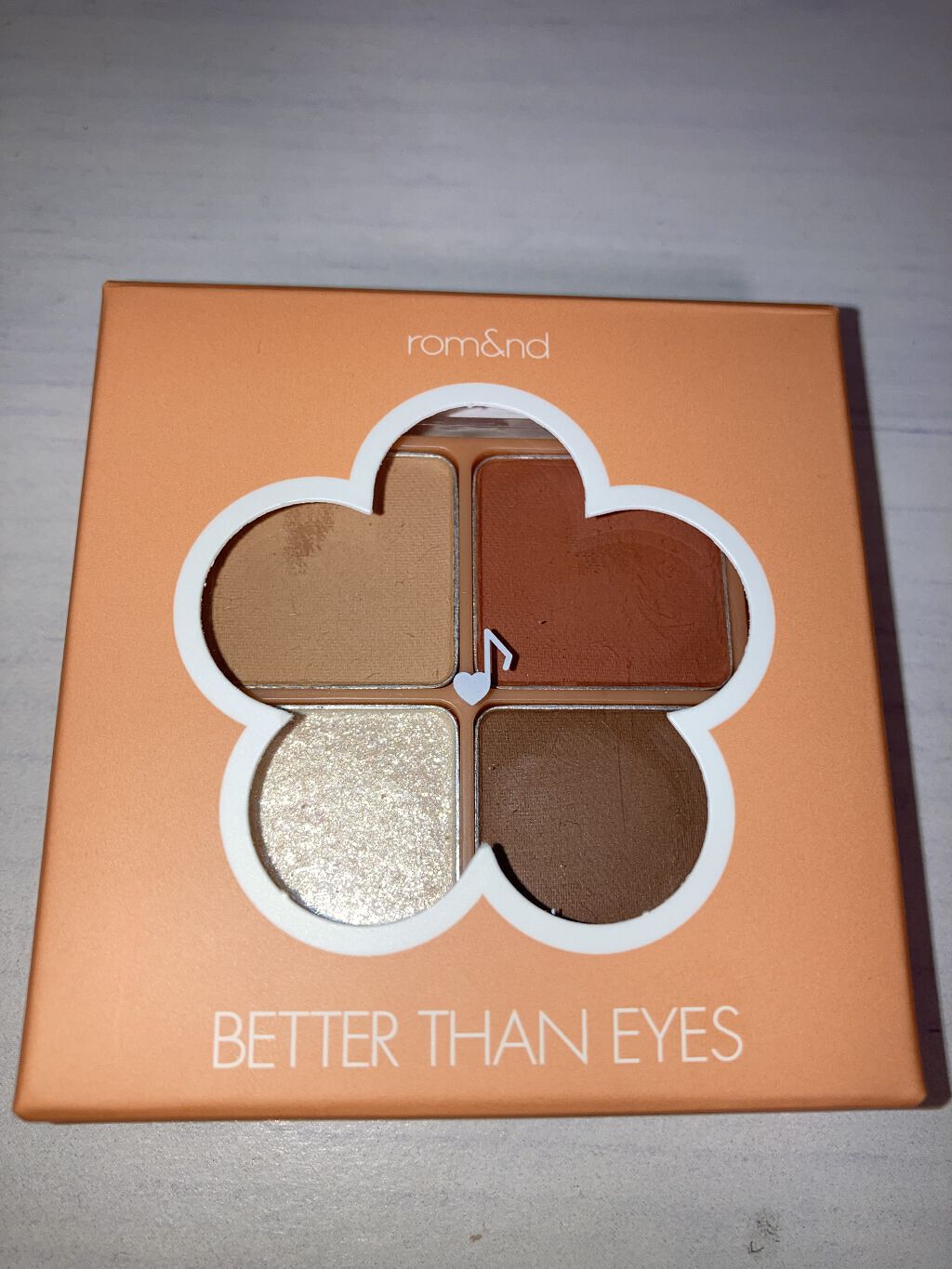 ベターザンアイズ ミュージックシリーズ/rom&nd/アイシャドウパレットを使ったクチコミ（1枚目）