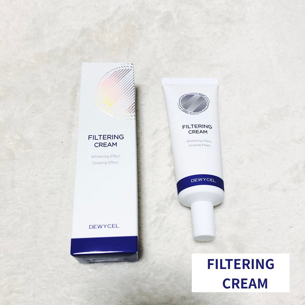 フィルタリングクリーム/DEWYCEL/日焼け止めクリームを使ったクチコミ(1枚目)