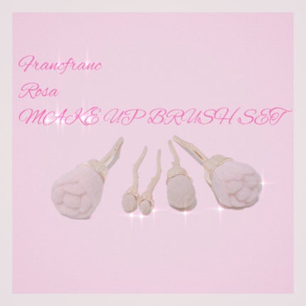 ロッサ メイクアップブラシセット	/フランフラン/メイクブラシを使ったクチコミ(1枚目)