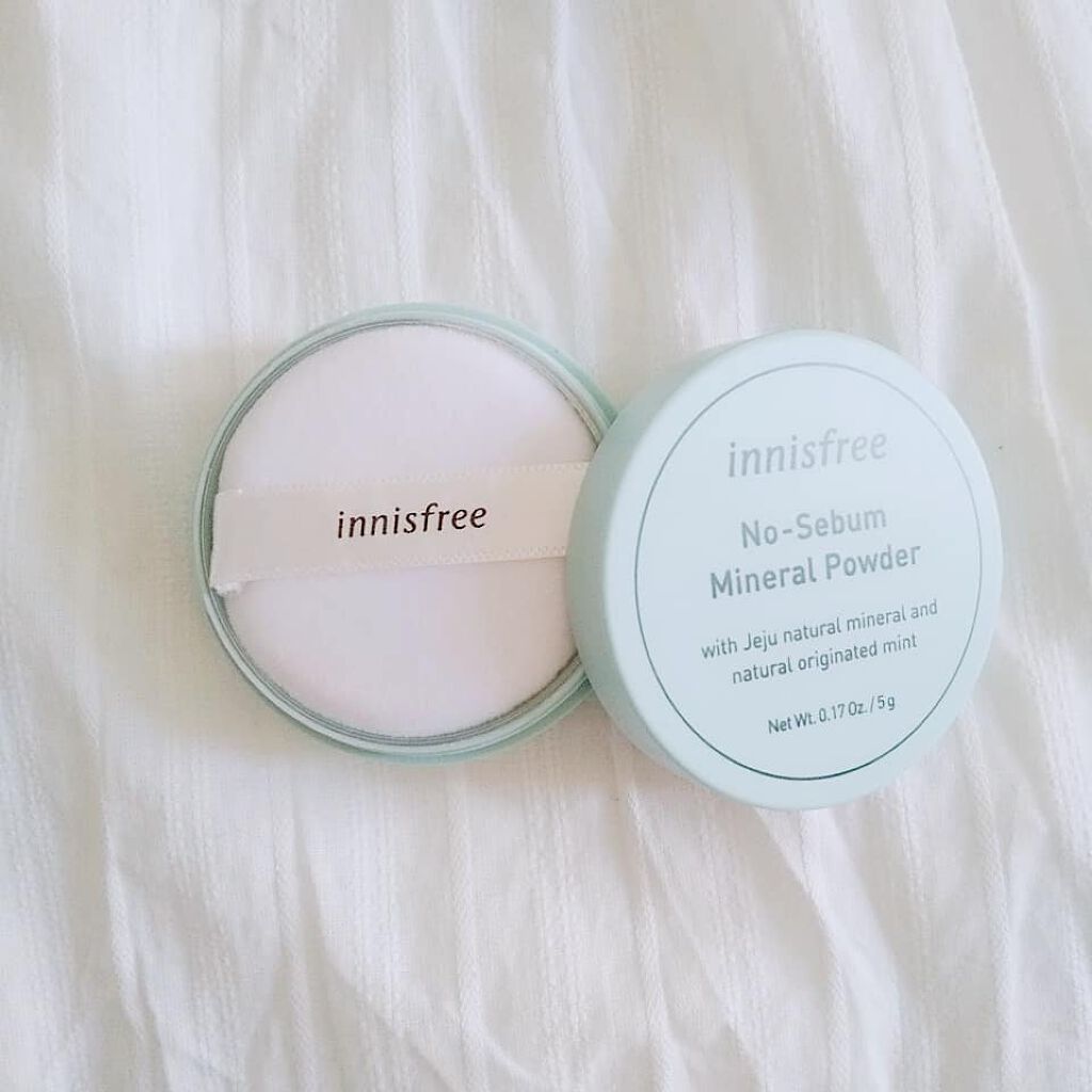 ノーセバム モイスチャーパウダー S/innisfree/フェイスパウダーを使ったクチコミ（2枚目）