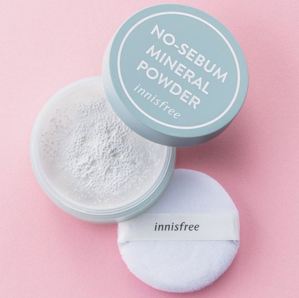 ノーセバム　ミネラルパウダー　N/innisfree/ルースパウダーを使ったクチコミ（2枚目）