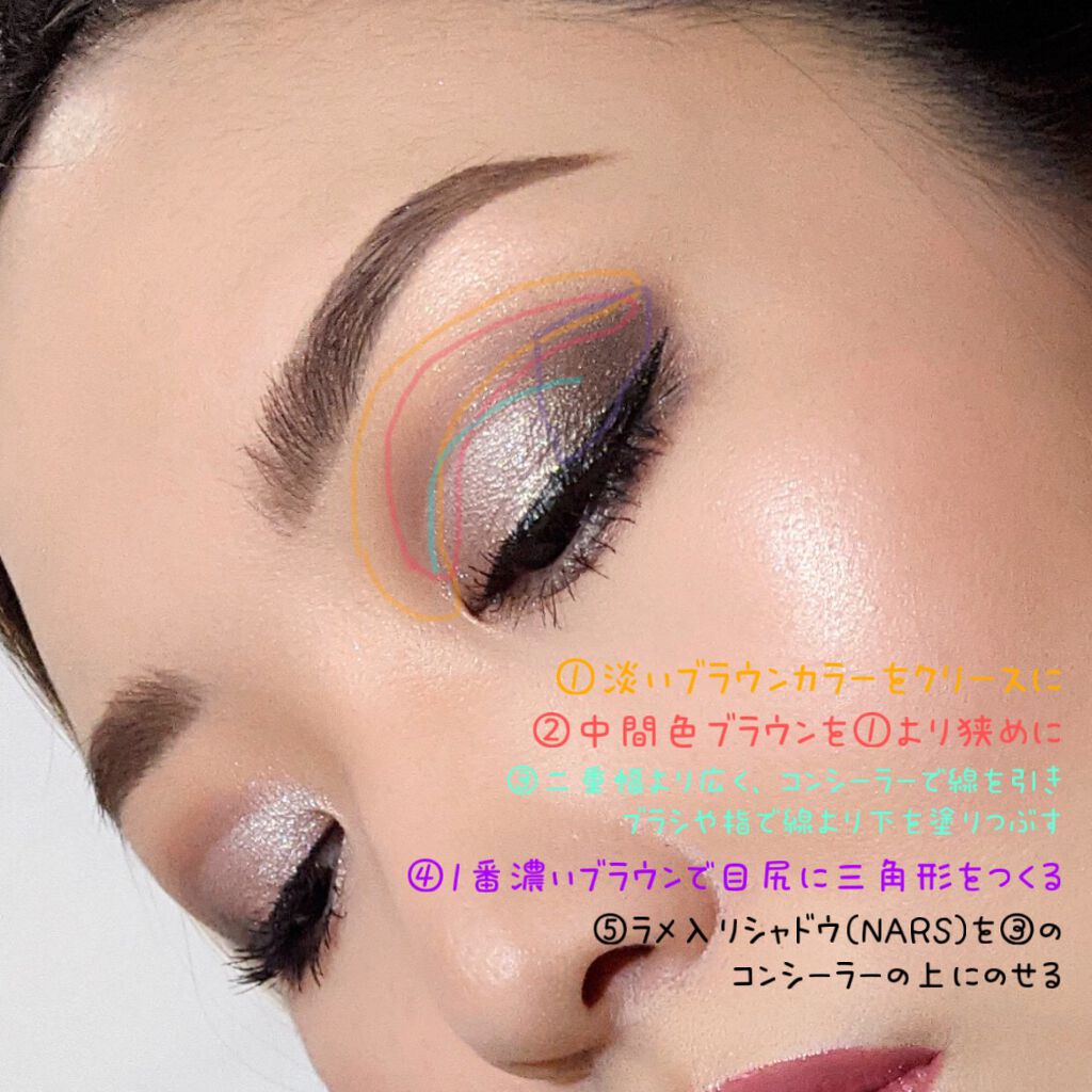 ハードワイヤードアイシャドー/NARS/単色アイシャドウを使ったクチコミ（2枚目）