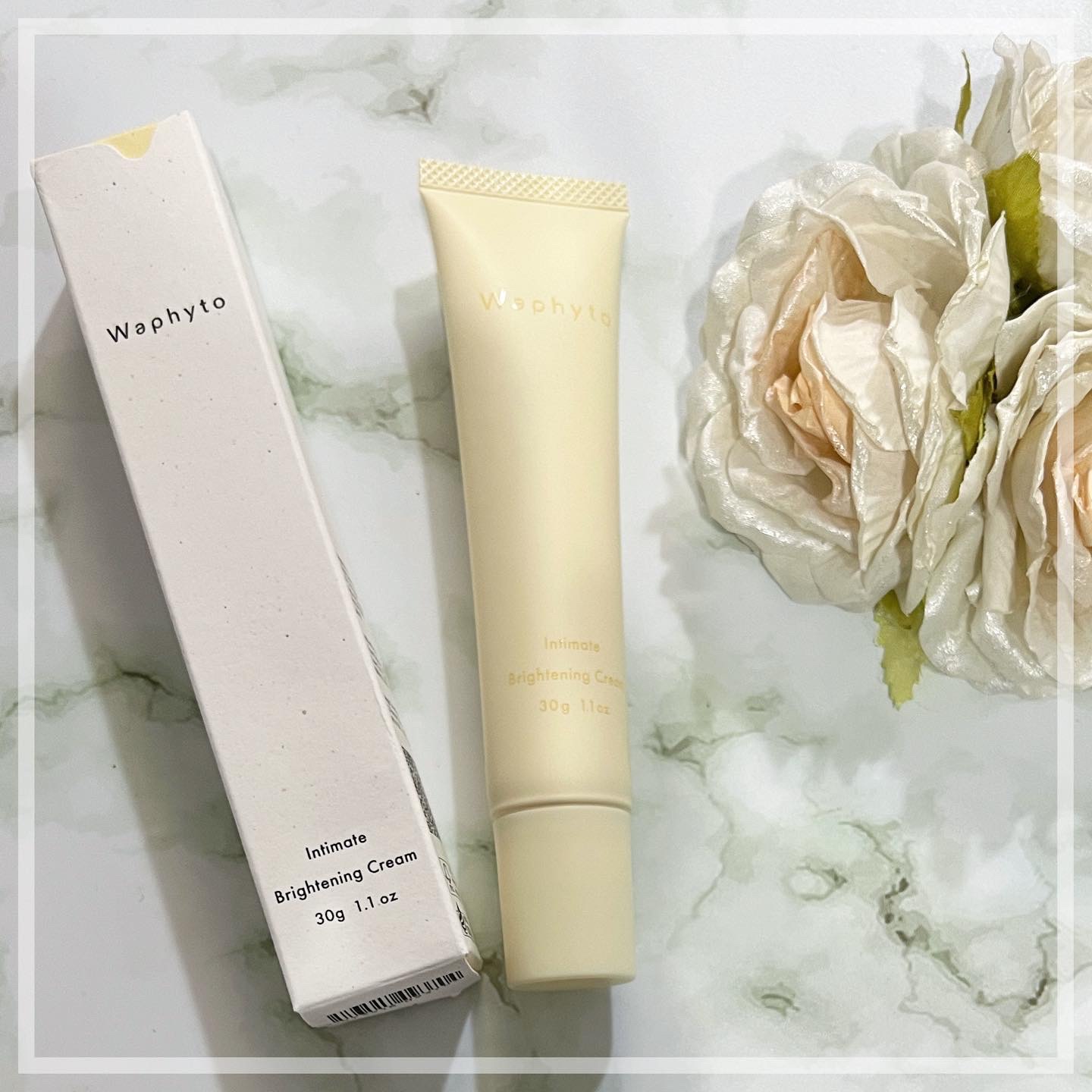 インティメイト ブライトニングクリーム/Waphyto/デリケートゾーンケアを使ったクチコミ（1枚目）