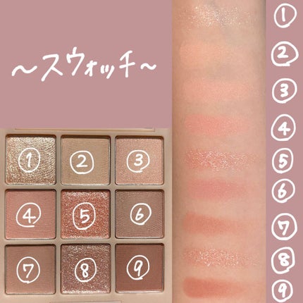 シャドウパレット/dasique/アイシャドウパレットを使ったクチコミ(4枚目)