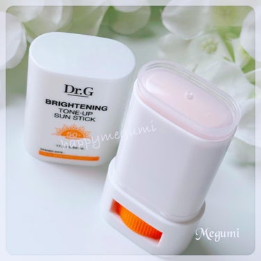 Dr.G ブライトニングアップサンスティック SPF50+ PA++++のクチコミ「🍀🍀🍀🍀
Dr.G様のプロモーションに参加中です。

◆ブライトニングトーンアップサンスティッ.....」（3枚目）