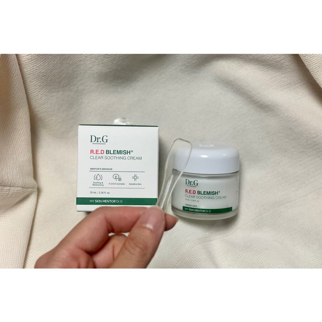 レッドB・Cスムージングクリーム/Dr.G/フェイスクリームを使ったクチコミ（2枚目）