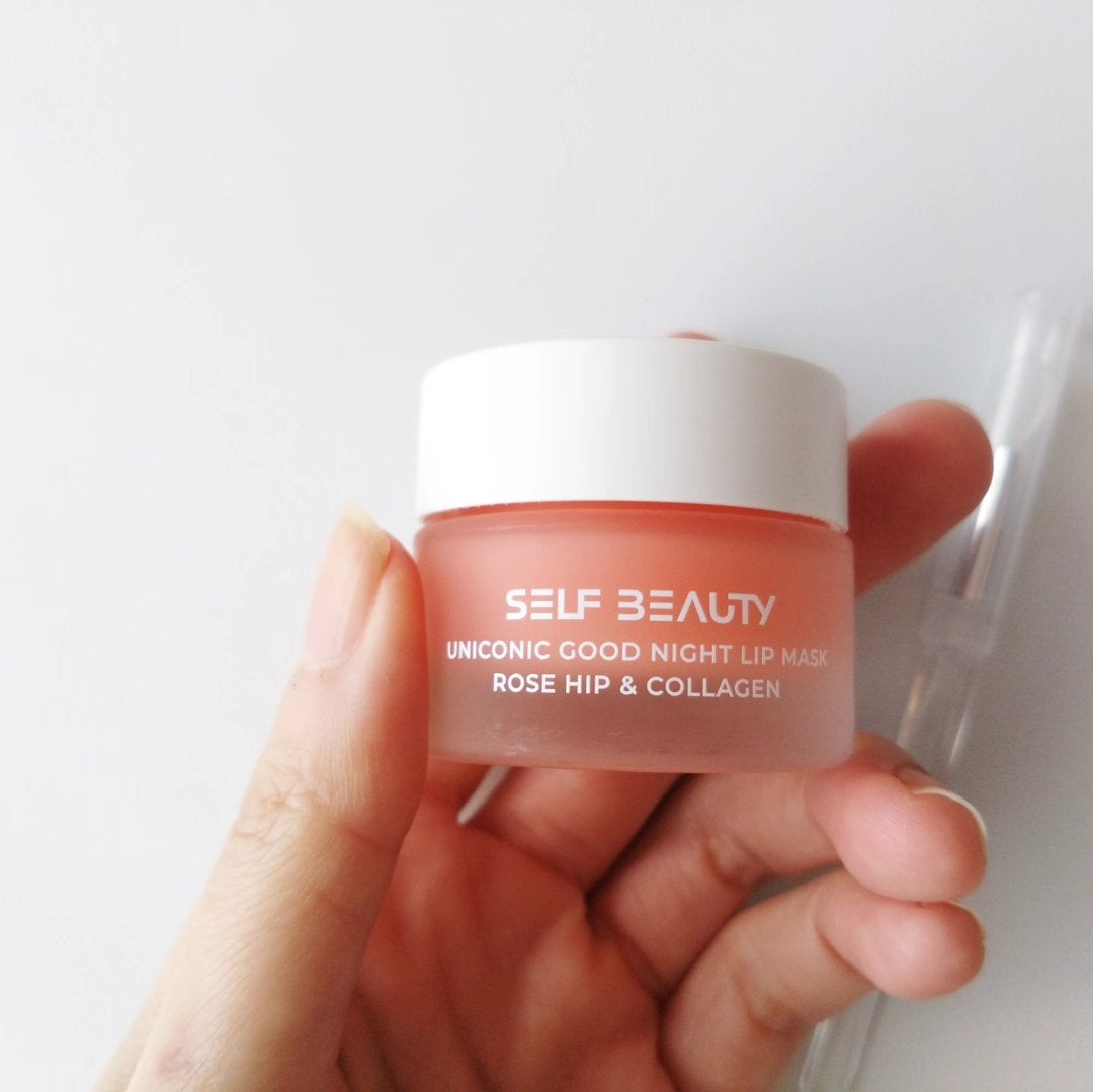 ユニコーングッドナイトリップマスク ローズヒップ&コラーゲン/SELF BEAUTY/リップマスクを使ったクチコミ(2枚目)
