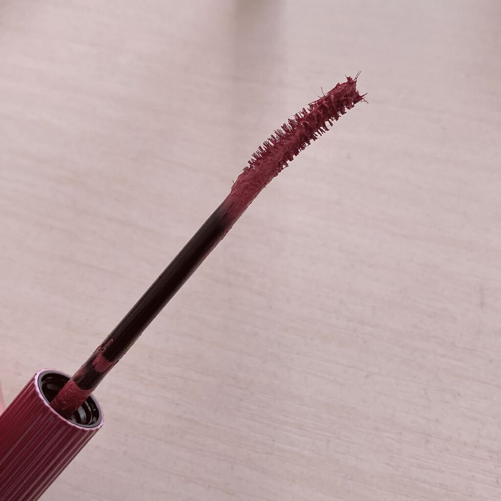 レングスニングマスカラ M05 Sweet Red Wine /FlowerKnows/マスカラを使ったクチコミ（3枚目）