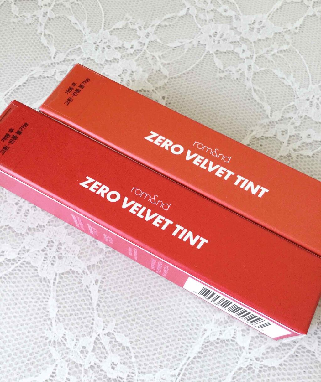 ゼロベルベットティント/rom&nd/リップティントを使ったクチコミ(2枚目)