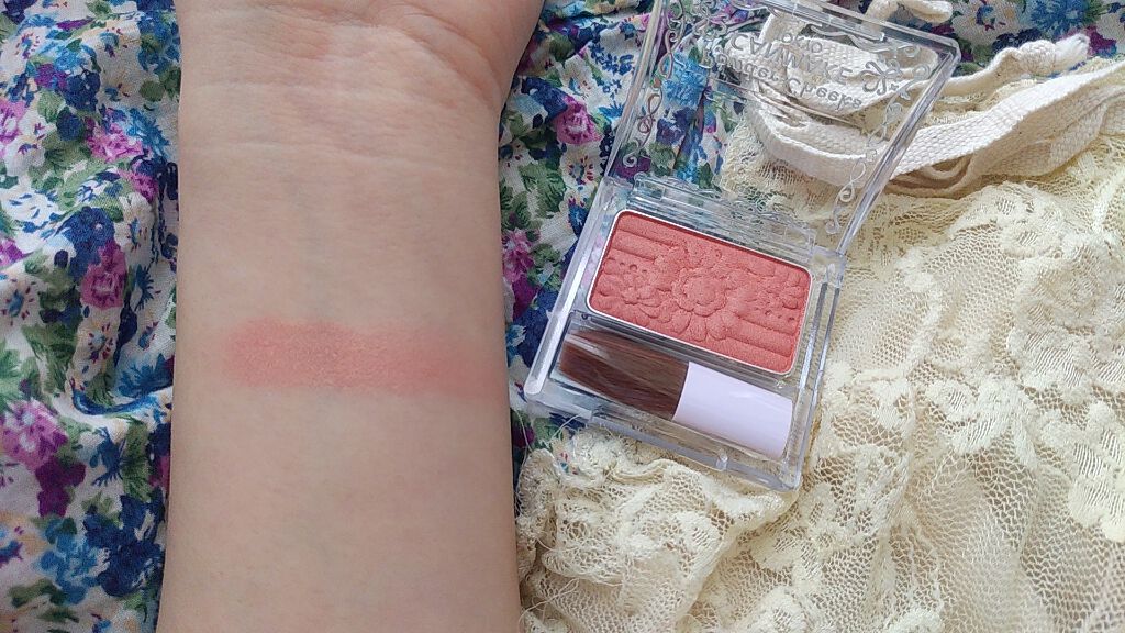 【旧品】パウダーチークス PW44 メロウピーチ/キャンメイク/パウダーチークを使ったクチコミ（2枚目）