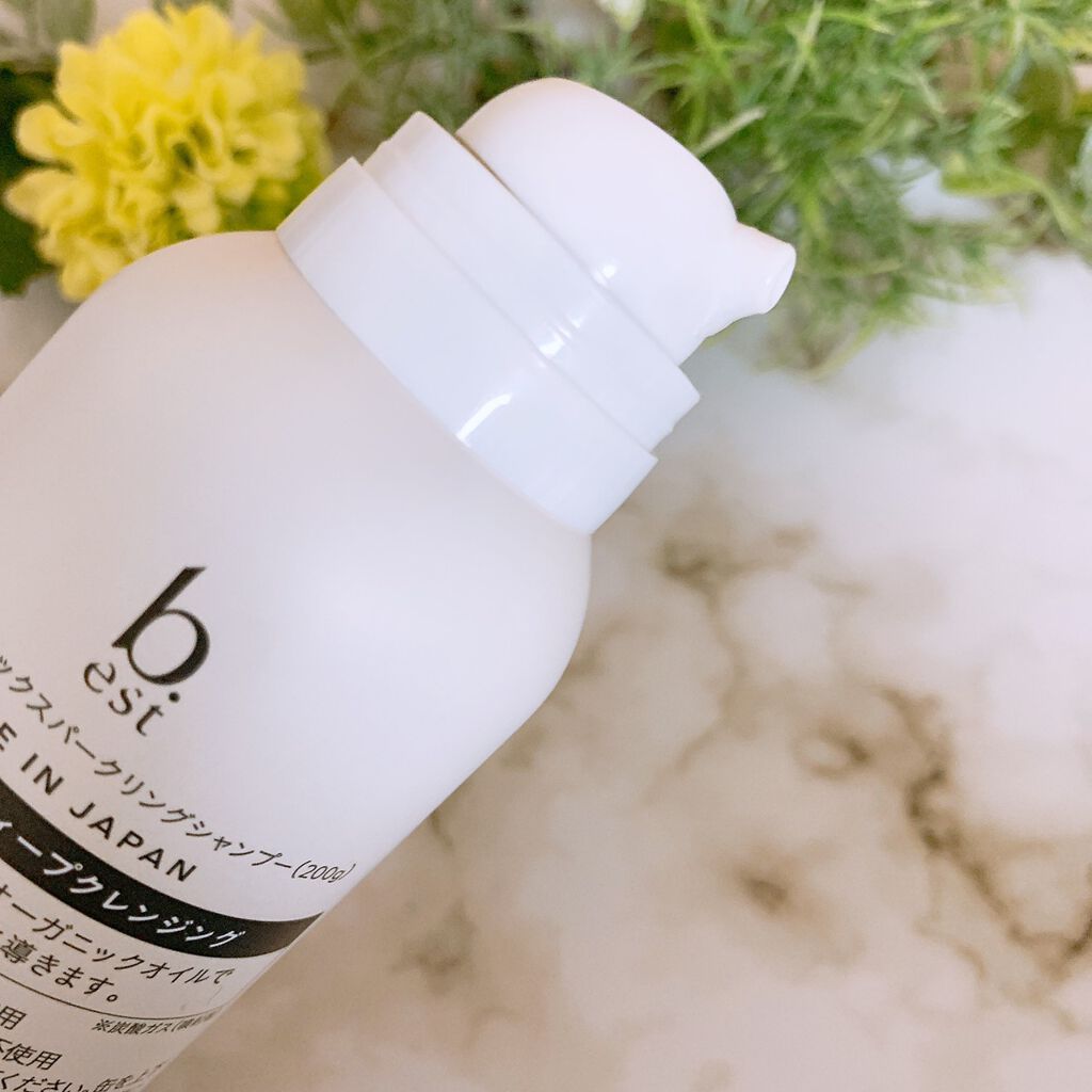 オーガニックスパークリングシャンプー/b.ris/市販シャンプーを使ったクチコミ(3枚目)