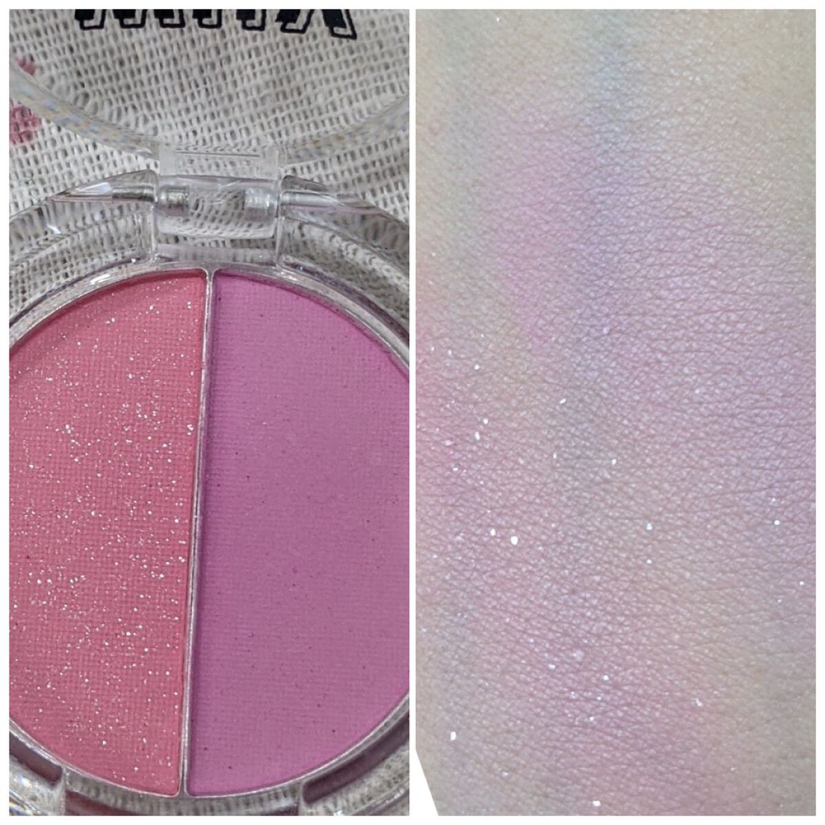 WHY NOT SPINNS 2色チーク ハイライトローライト/DAISO/パウダーチークを使ったクチコミ（2枚目）