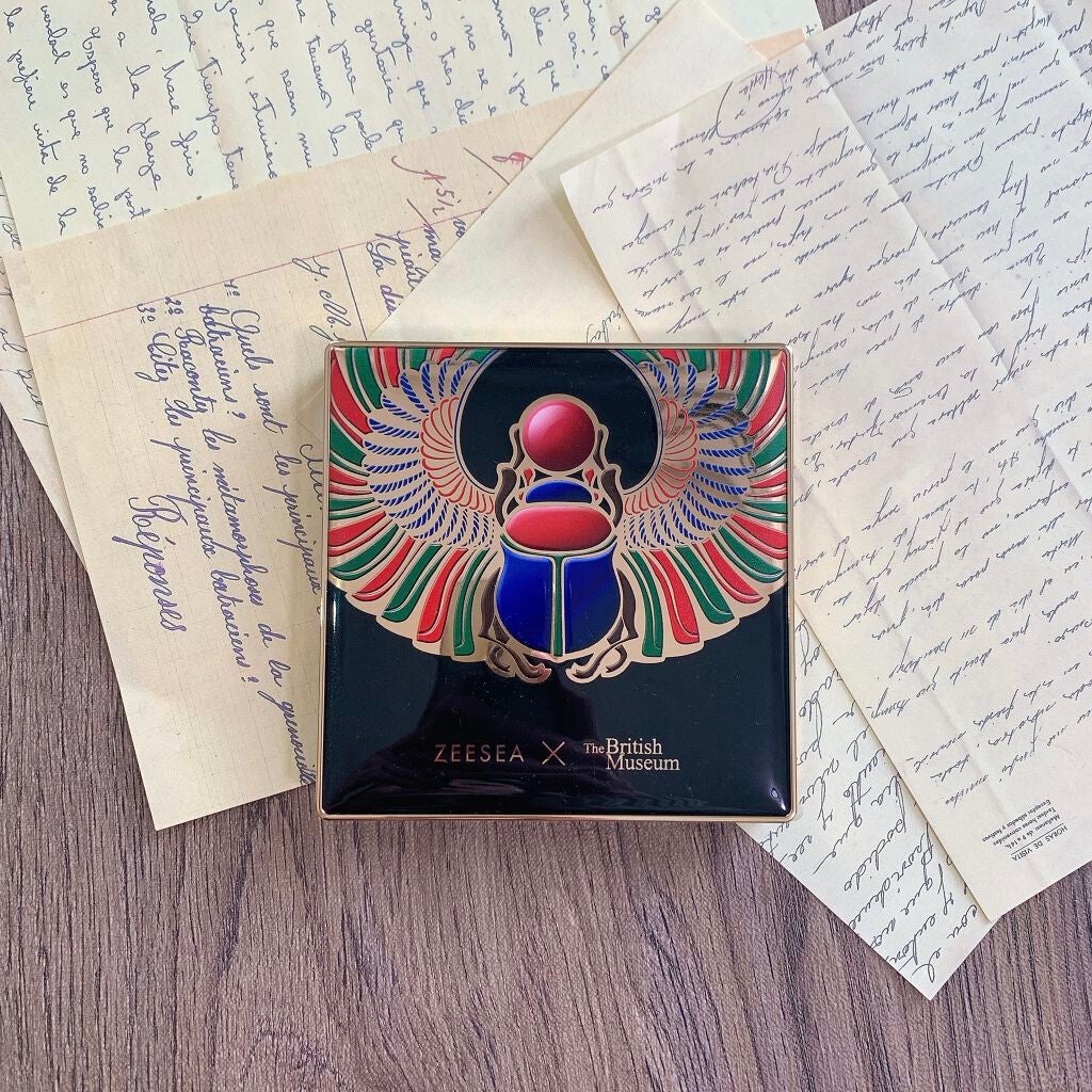 大英博物館 エジプトシリーズ アイシャドウパレット/ZEESEA/アイシャドウパレットを使ったクチコミ(2枚目)