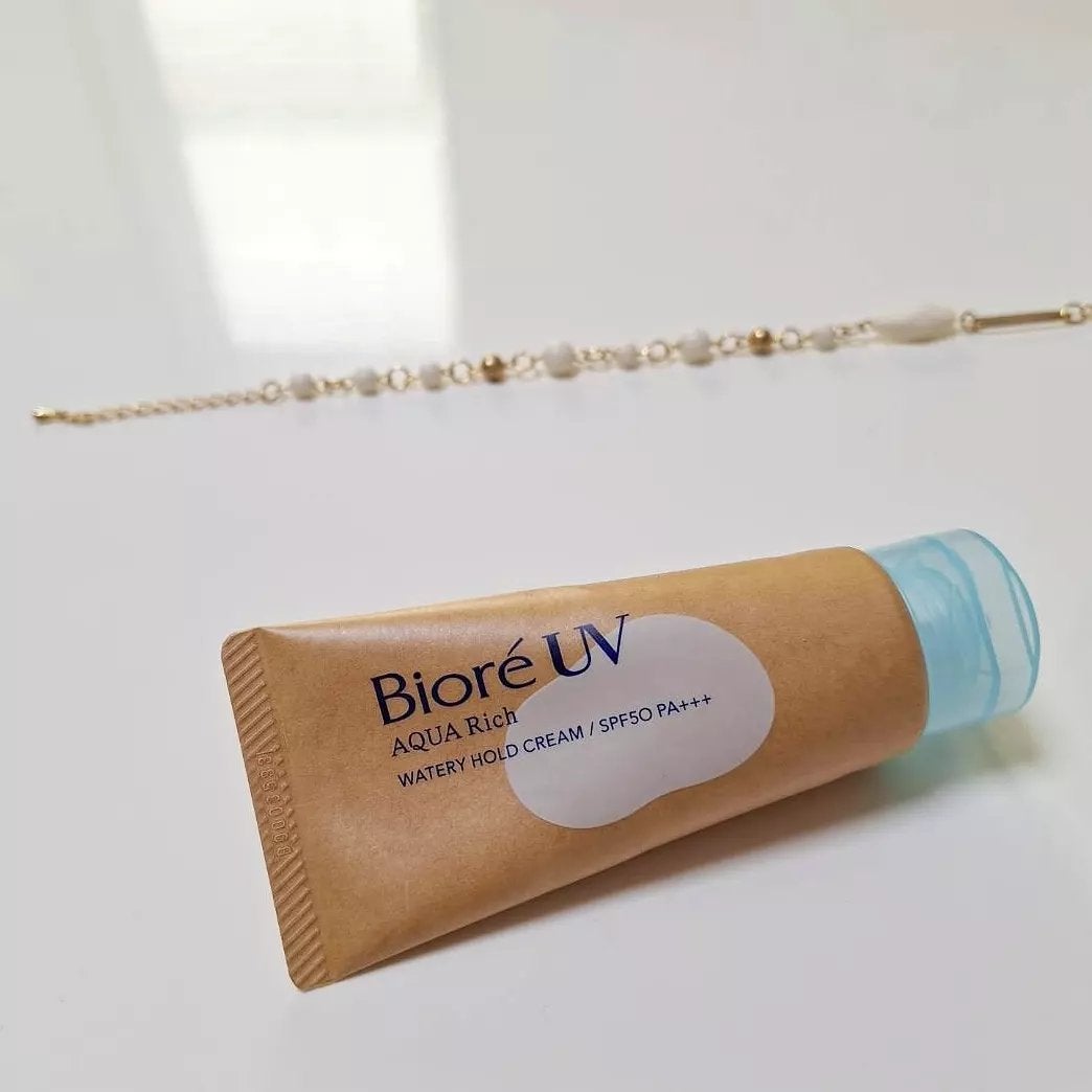 ビオレUV アクアリッチ ウォータリーホールドクリーム(水肌記憶UV)/ビオレ/日焼け止めクリームを使ったクチコミ(1枚目)