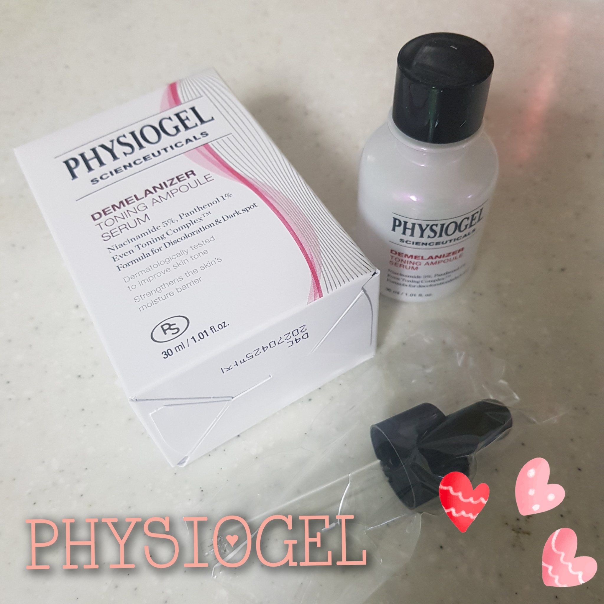 ディメラナイザートーニングアンプル/PHYSIOGEL/美容液を使ったクチコミ（1枚目）
