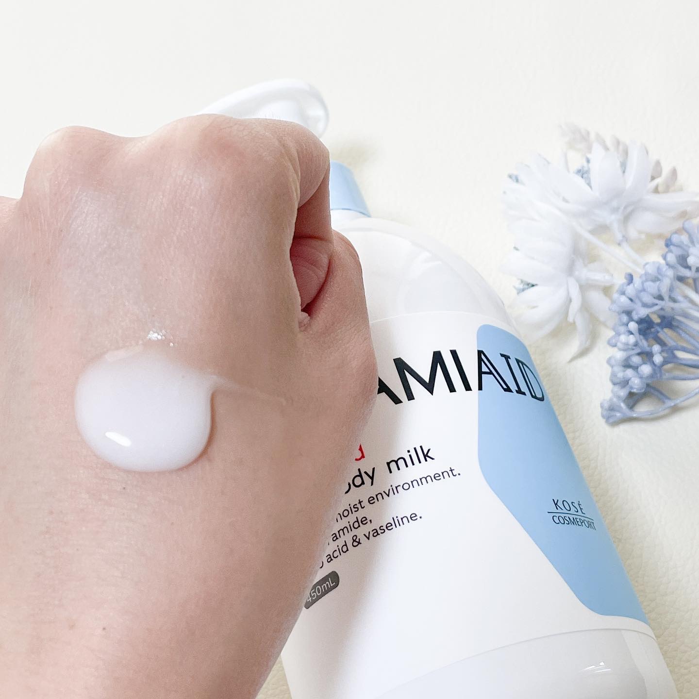 セラミエイド 薬用スキンミルク 450ml/セラミエイド/ボディミルクを使ったクチコミ（3枚目）