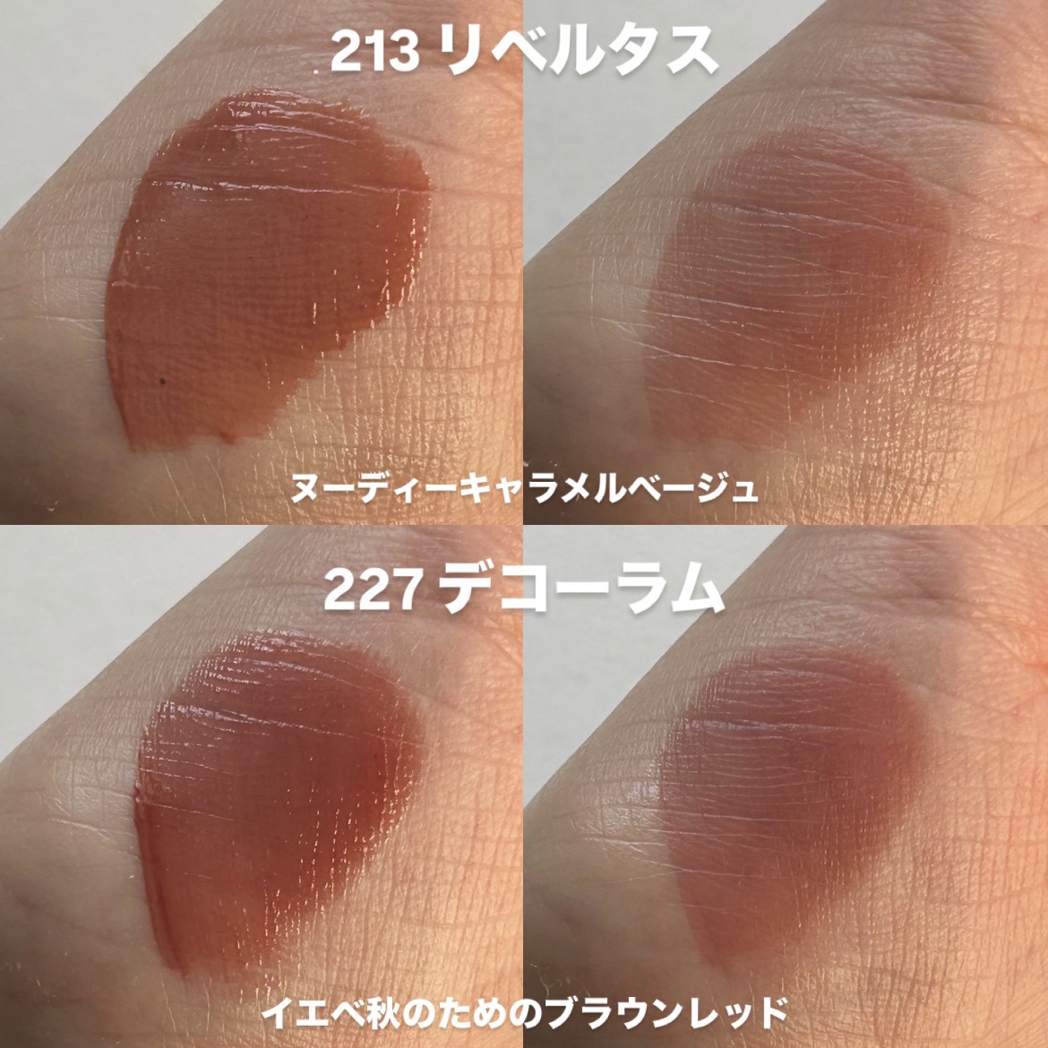 ブラーグロイリップティント 213 リベルタス/Dinto/リップティントを使ったクチコミ（3枚目）