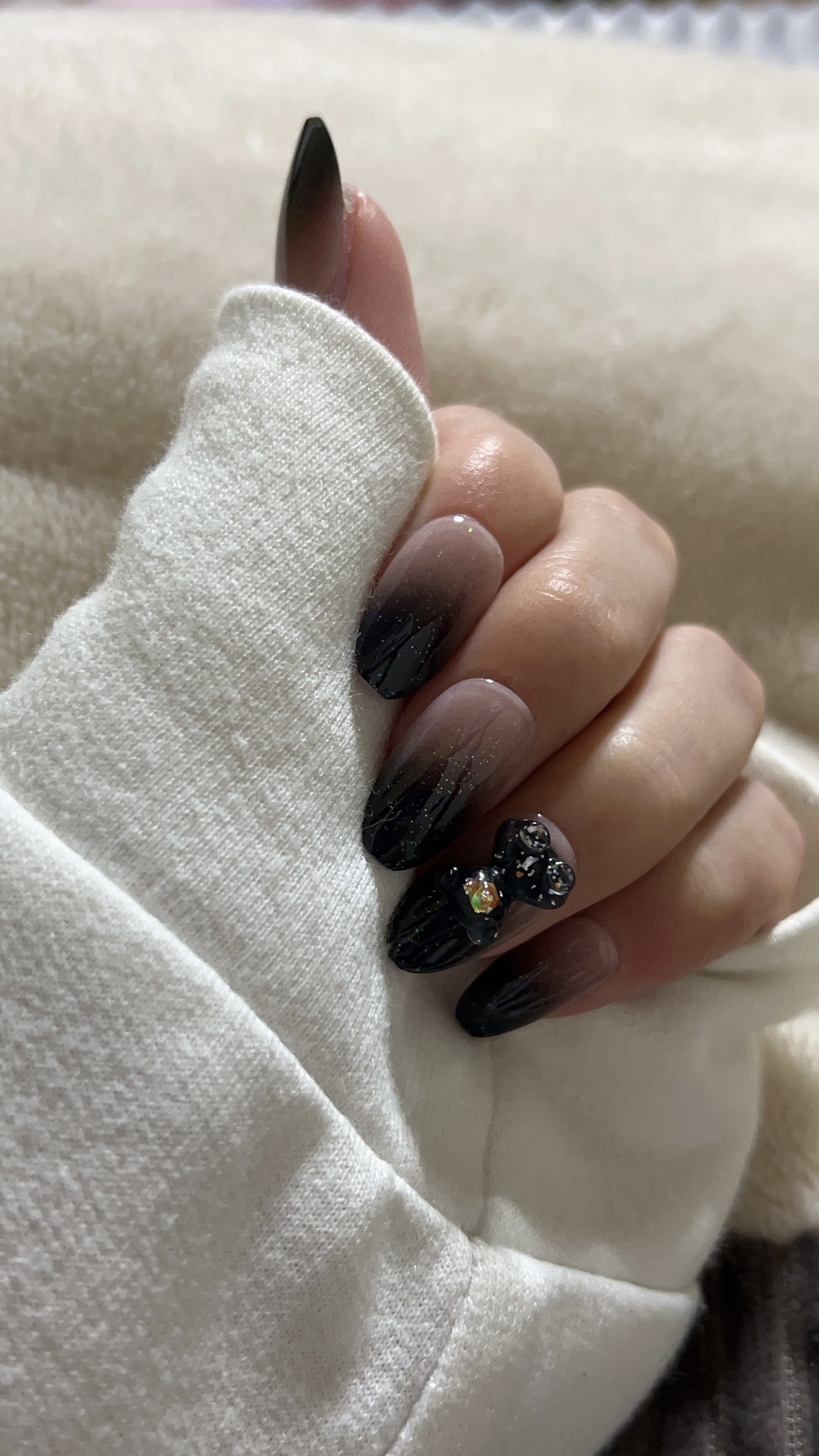 ネイルチップ(シールタイプ) テディ(Teddie）/FINGER SUIT/ネイルチップ・パーツを使ったクチコミ（1枚目）