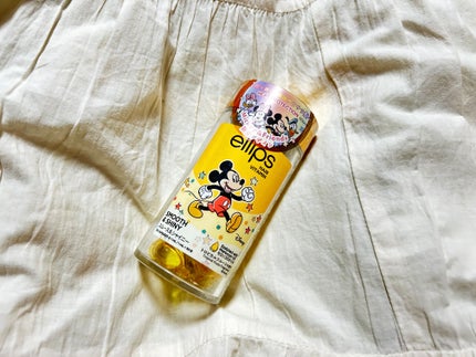 【ディズニー限定デザイン】ellips(エリップス)ヘアオイル ボトルタイプ30粒 (イエロー/トロピカルフルーツの香り)ミッキー/ellips/ヘアケア・スタイリングを使ったクチコミ(2枚目)