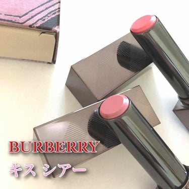 BURBERRY バーバリー キスシアーのクチコミ「
バーバリー キス シアー
#205 ヌードピンク
#217 イングリッシュローズ


艶のあ.....」（1枚目）