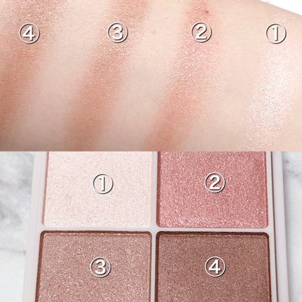 シルキースフレアイズ/キャンメイク/アイシャドウパレットを使ったクチコミ(3枚目)