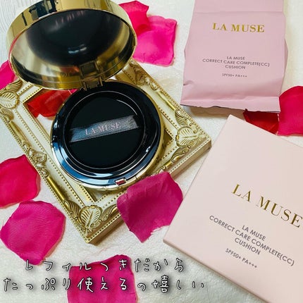 CORRECT CARE COMPLETE CC CUSHION/ラミューズ/クッションファンデーションを使ったクチコミ(7枚目)