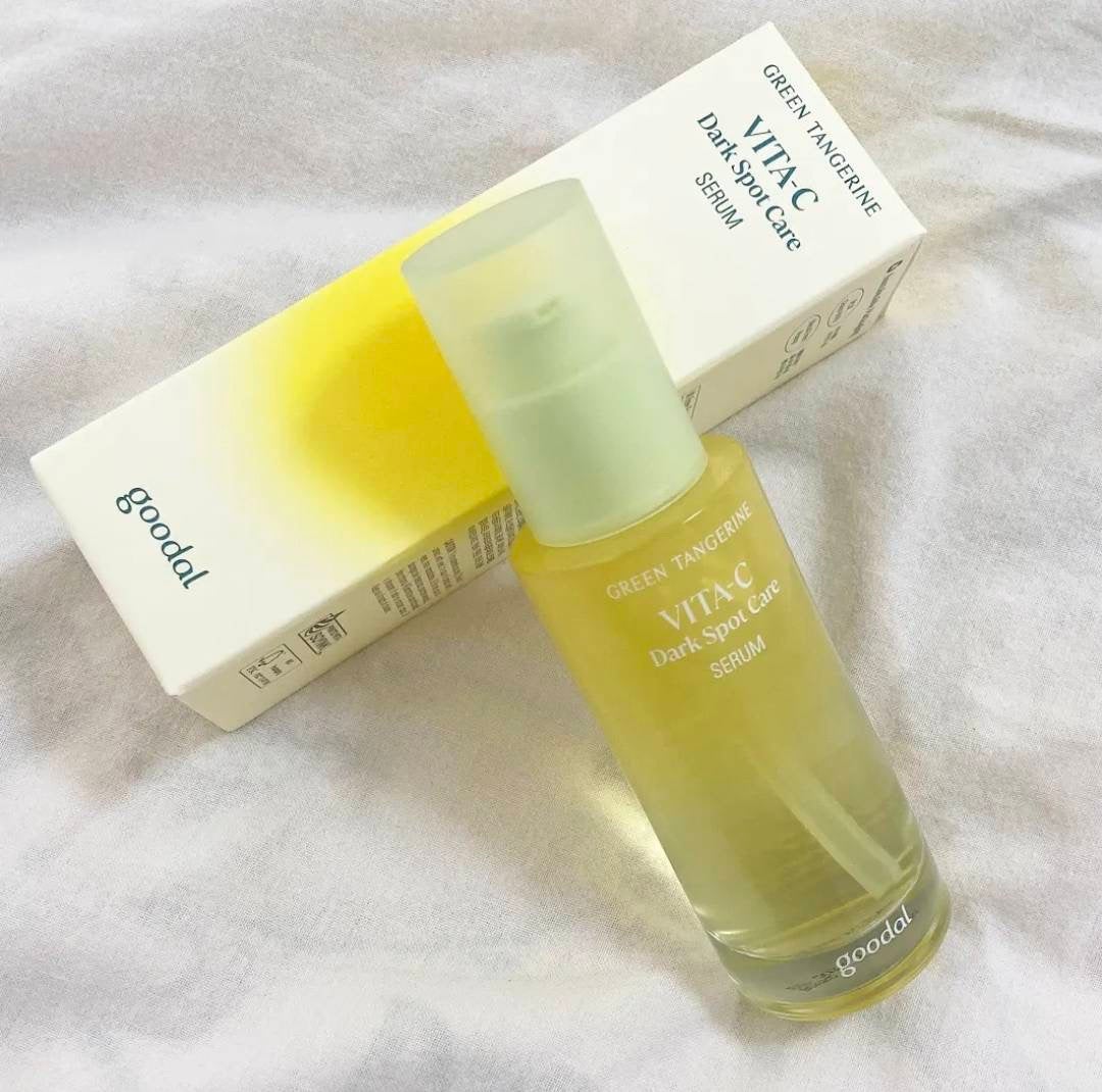 グリーンタンジェリン ビタC ダークスポットケアセラム/goodal/美容液を使ったクチコミ(4枚目)