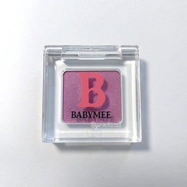 ニュアンスカラー シャドウ peony pink(WEB限定色)/BABYMEE/シングルアイシャドウを使ったクチコミ（1枚目）