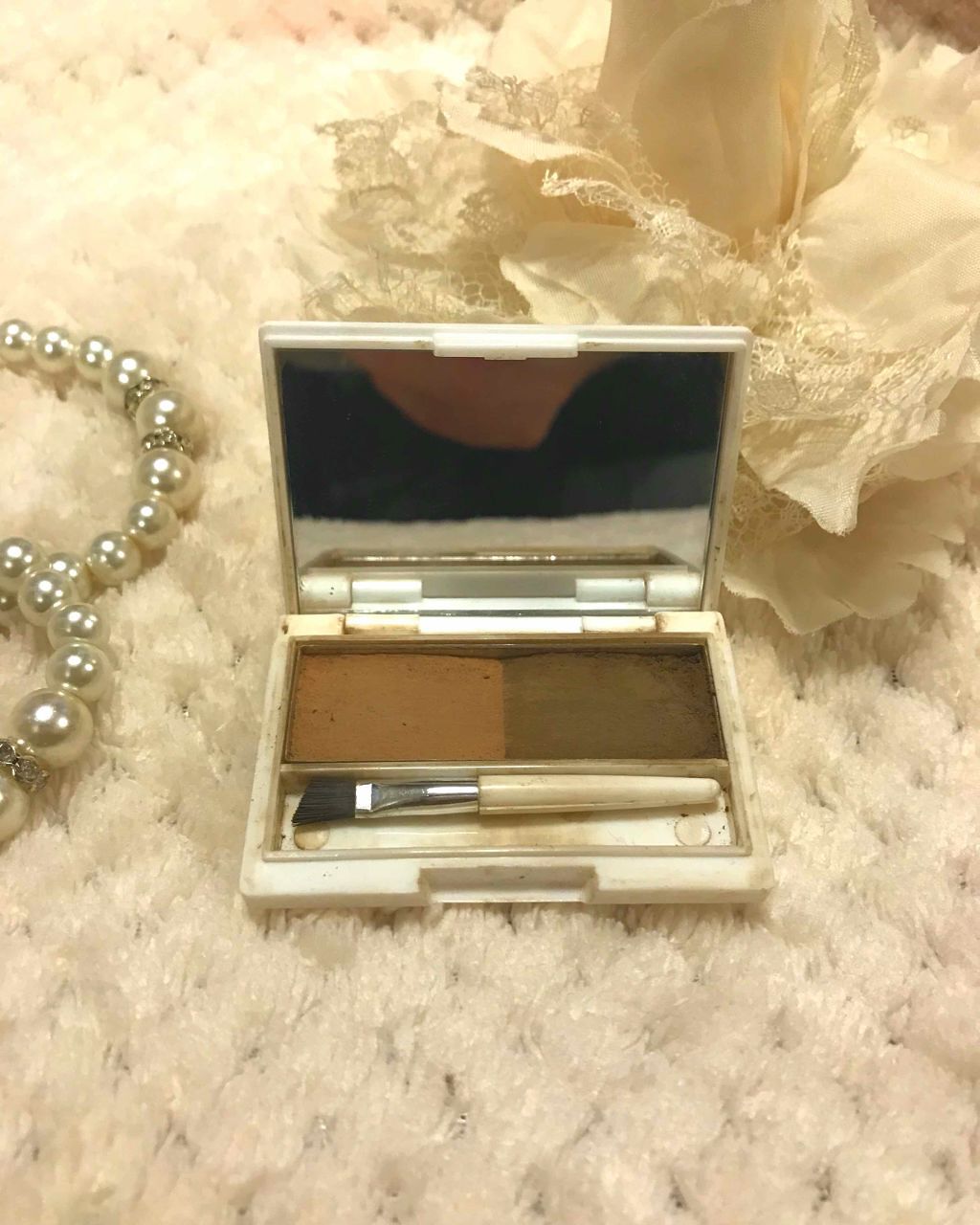 AC アイブロウ パウダー LBライトブラウン/AC MAKEUP/パウダーアイブロウを使ったクチコミ（1枚目）